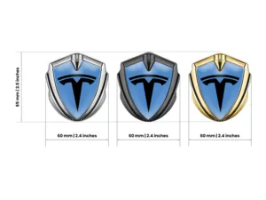 Tesla Metal Emblema Insignia Exclusiva Edición Elegante